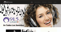 Desktop Screenshot of 91-5fm.net